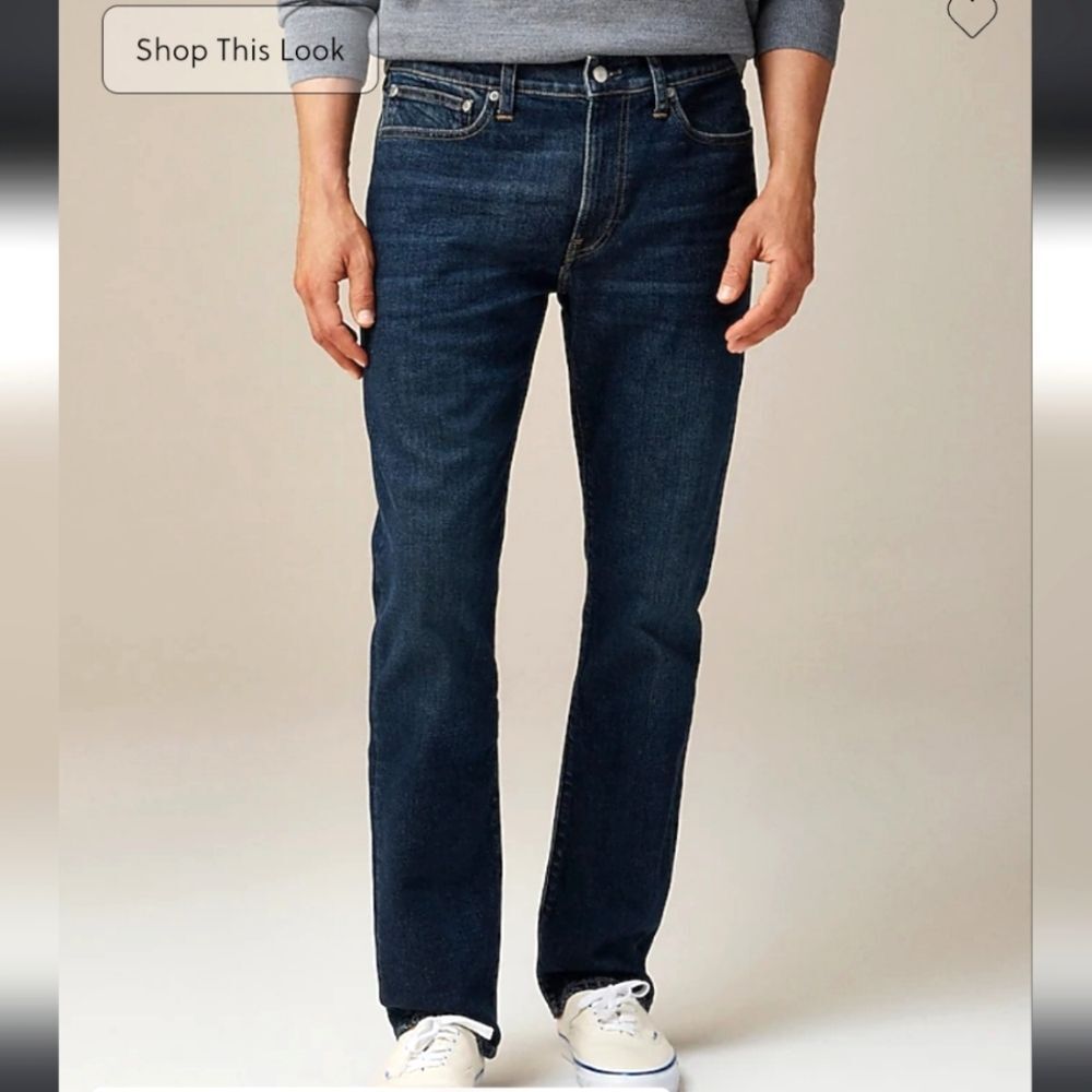 J. Crew Men's Dark Blue Jeans